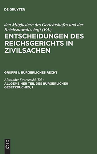 Allgemeiner Teil des Bürgerlichen Gesetzbuches, 1: Einführungsgesetz und Preuß. Ausführungsgesetz zum Bürgerlichen Gesetzbuch. Landesrecht ... in Zivilsachen. Bürgerliches Recht)