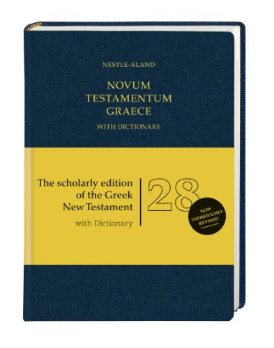 Barbara Aland Nestle-Aland Novum Testamentum Graece, Mit Griechisch-englischem Wörterbuch