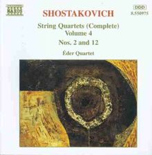 Schostakowitsch: Streichquartette 2 und 12 Eder von Eder-Quartett | CD | Zustand sehr gut