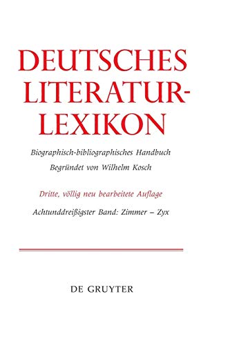 Deutsches Literatur-Lexikon / Zimmer - Zyrl