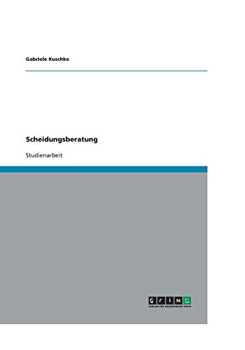 Scheidungsberatung