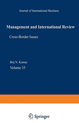 mir, Special Issue, Vol.35, Euro-Asian Management and Business: Cross-border Issues
