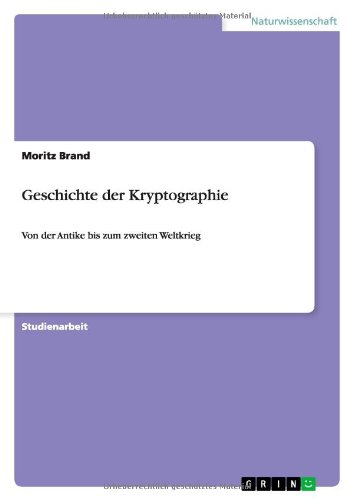 Geschichte der Kryptographie: Von der Antike bis zum zweiten Weltkrieg
