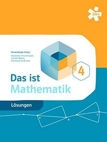 Das ist Mathematik: Lösungen 4