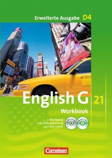 English G 21 - Erweiterte Ausgabe D: Band 4: 8. Schuljahr - Workbook mit CD-ROM (e-Workbook) und CD