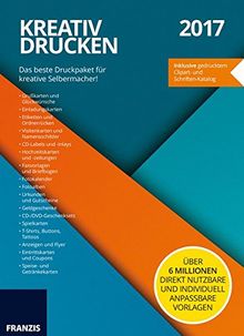 Kreativ Drucken 2017 von Franzis Buch & Software Verlag | Software | Zustand sehr gut