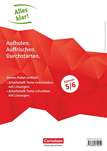 Alles klar! - Deutsch - Sekundarstufe I - 5./6. Schuljahr: Texte erschließen / Texte schreiben - Arbeitshefte im Paket