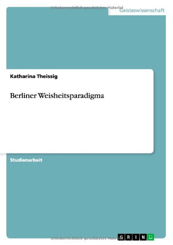 Berliner Weisheitsparadigma