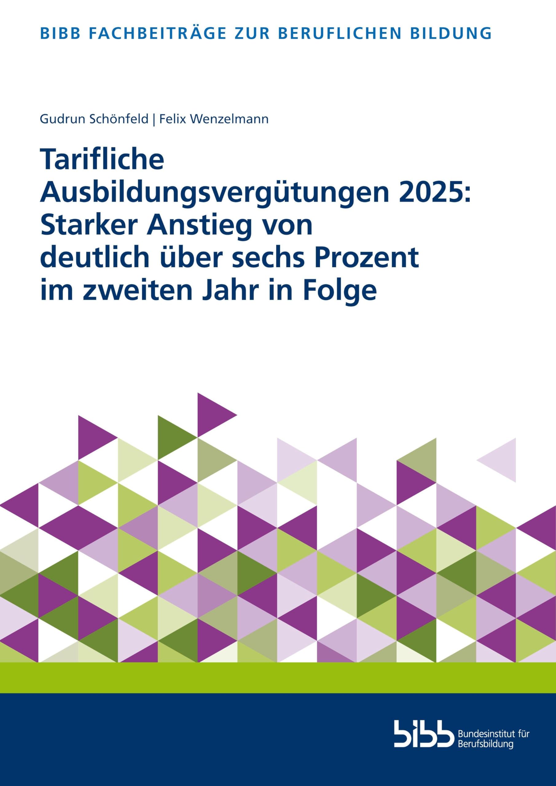 Tarifliche Ausbildungsvergütungen 2025: Starker Anstieg von deutlich über 6 Prozent im zweiten Jahr in Folge