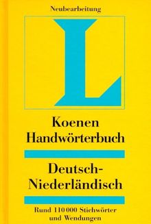 Koenen Handwörterbuch Deutsch-Niederländisch
