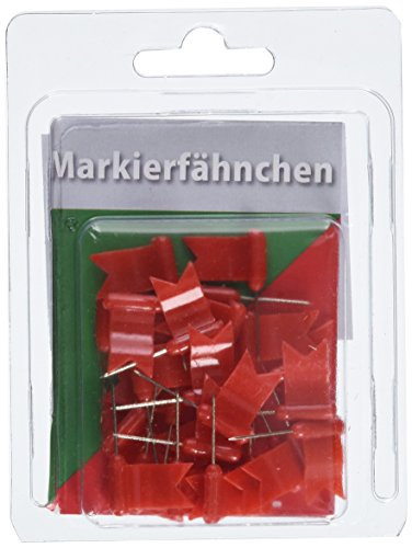 Freytag Berndt Markierpins, wehende Markierfähnchen, rot - 30 Stück (freytag & berndt Bücher + Specials)