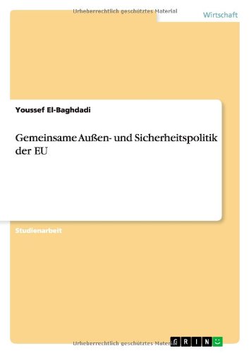 Gemeinsame Außen- und Sicherheitspolitik der EU