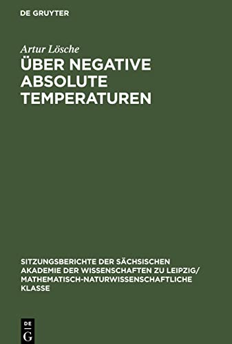 Über negative absolute Temperaturen: Eine Einführung