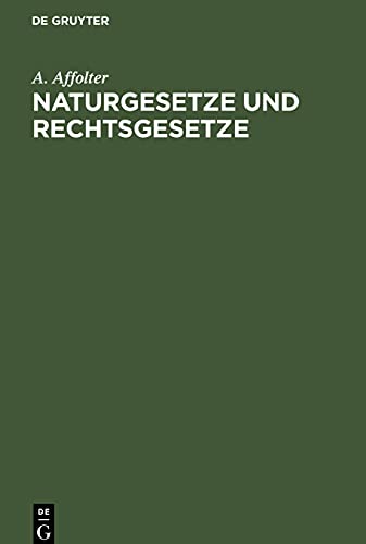 Naturgesetze und Rechtsgesetze