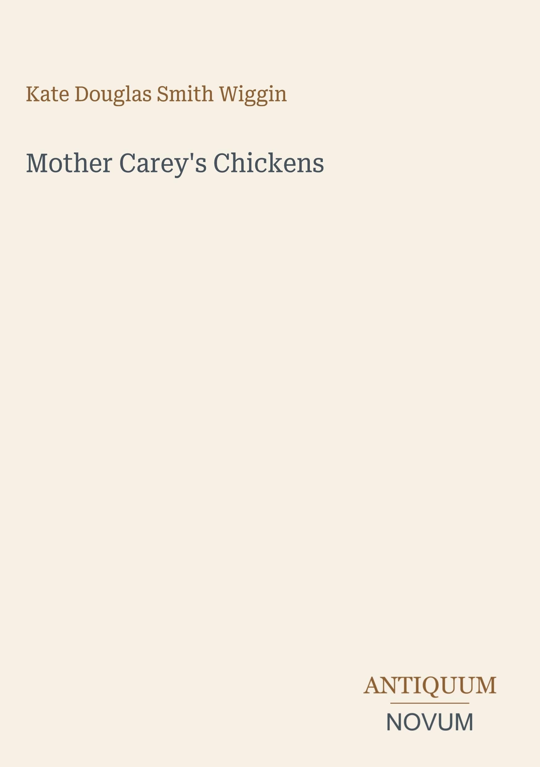 Mother Carey's Chickens
