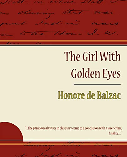 The Girl with Golden Eyes - Honore de Balzac