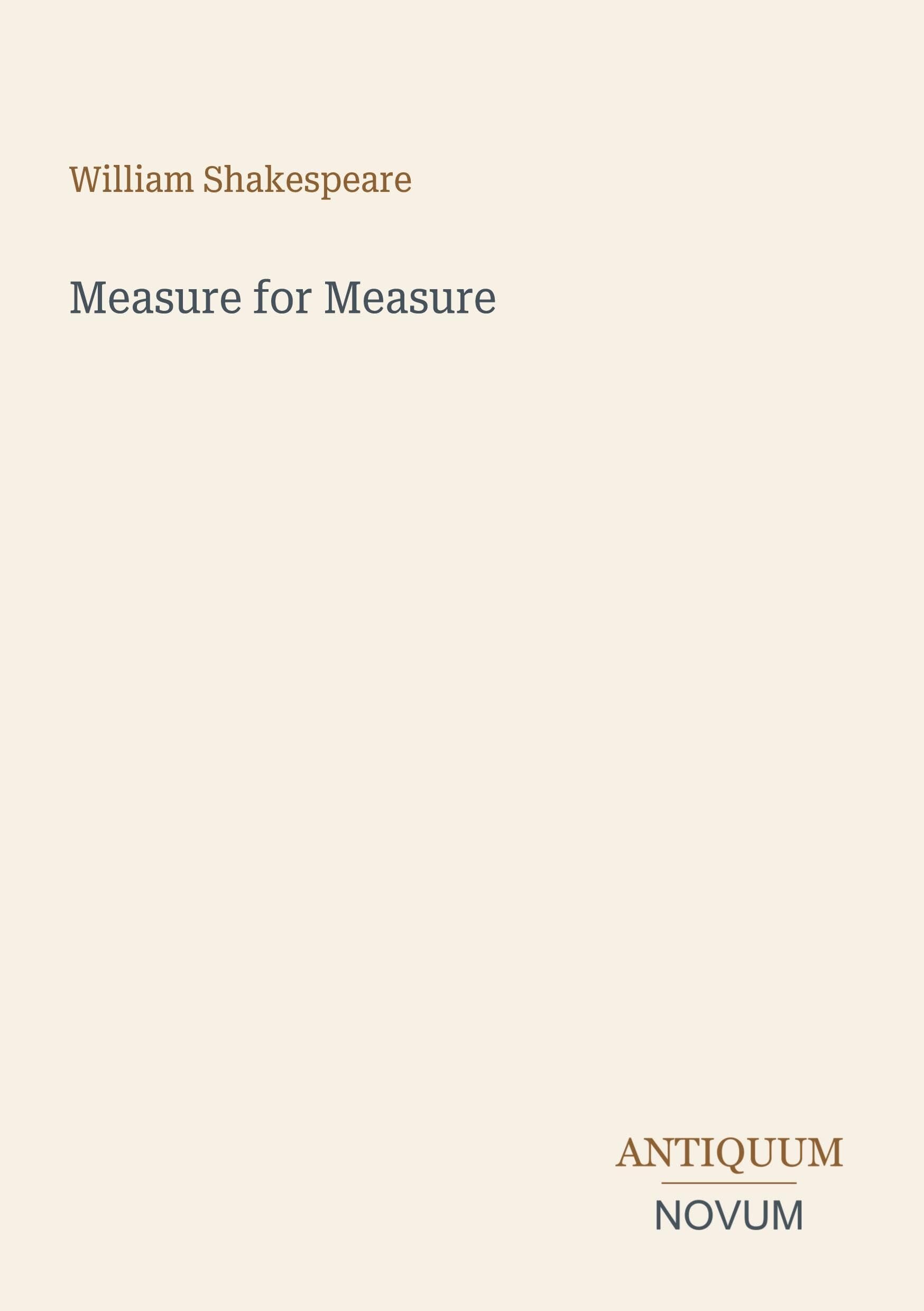 Measure for Measure