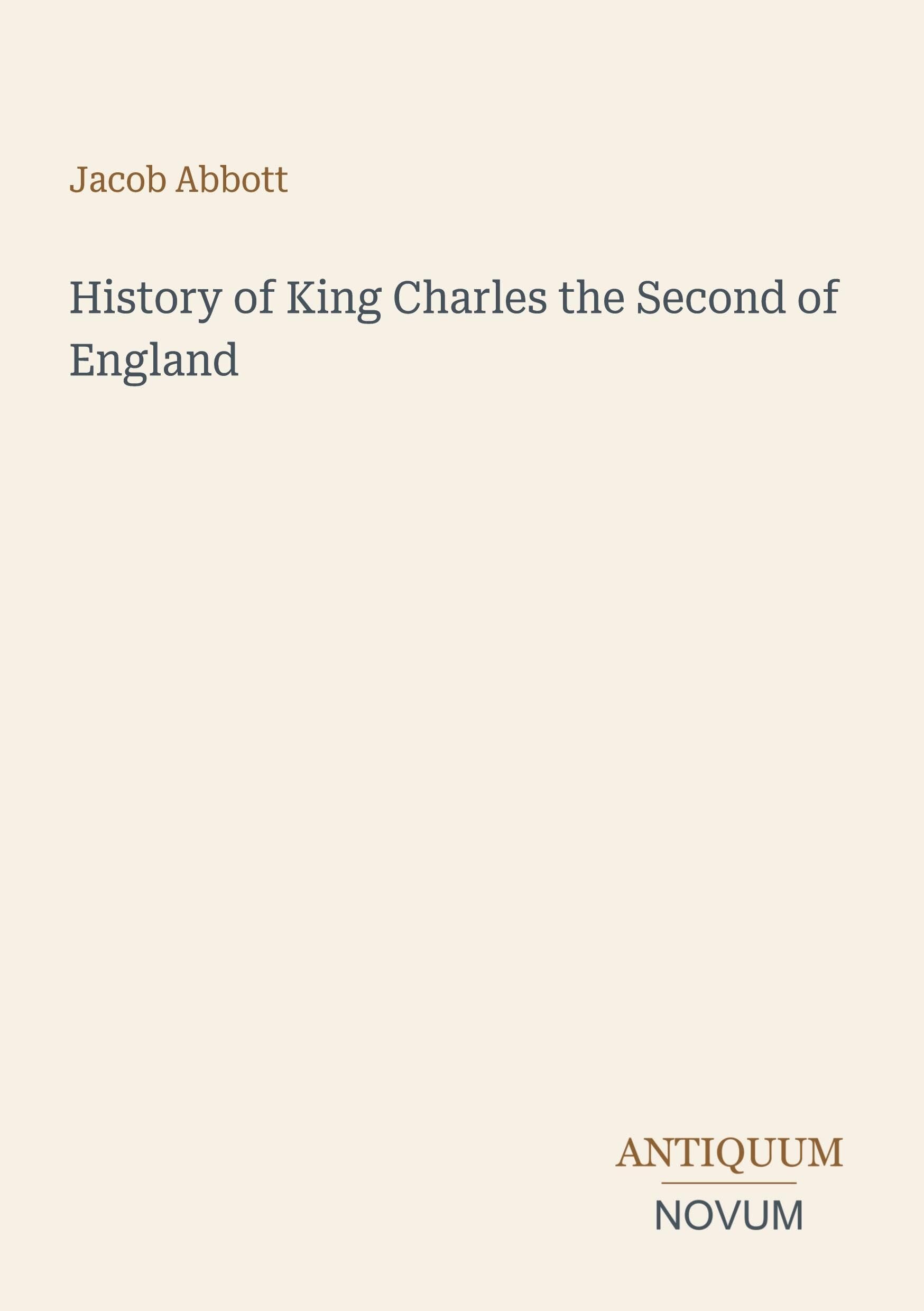 History of King Charles the Second of England