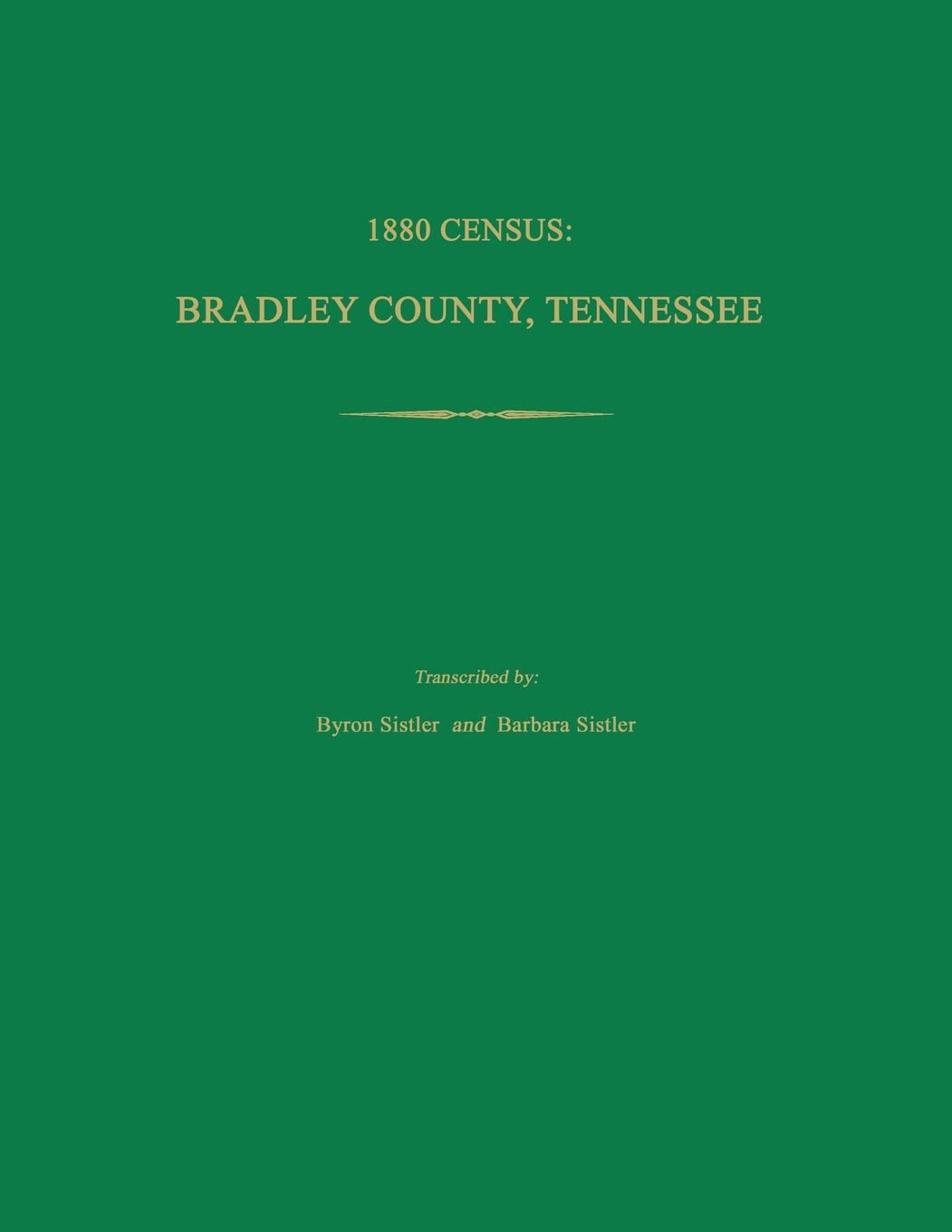 1880 Census, Bradley County, Tennessee