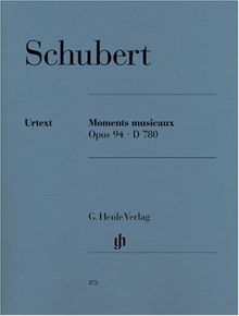 Moments musicaux op. 94 D 780. Klavier