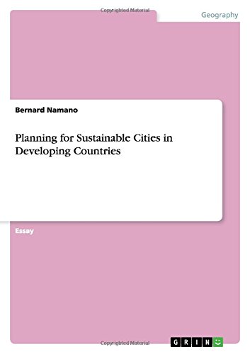 Planning for Sustainable Cities in Developing Countries