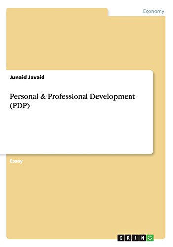 Personal & Professional Development (PDP)