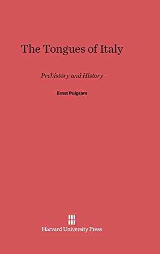 The Tongues of Italy: Prehistory and History