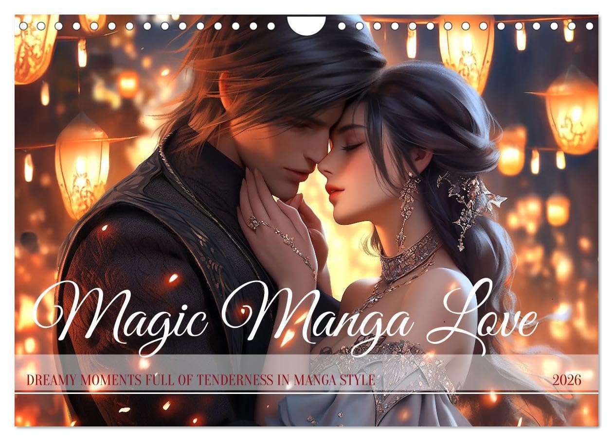 Magic Manga Love (Wall Calendar 2026 DIN A4 landscape), CALVENDO 12 Month Wall Calendar: Small scenes full of familiarity and love