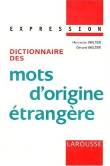 Dictionnaire des mots d'origine étrangère von Collectif | Buch | Zustand gut