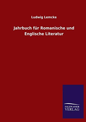Jahrbuch für Romanische und Englische Literatur