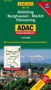 ADAC Wander- & RadKarte 79 Altötting, Burghausen, Marktl, Tittmoning 1 : 40 000: Deutsche Alpen / Alpenvorland. Mit touristischem Register und Freizeitführer
