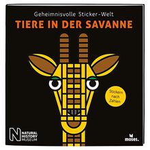 Geheimnisvolle Sticker-Welt: Tiere in der Savanne | Stickern nach Zahlen | Ab 6 Jahren (Geheimnisvolle Sticker-Welten / Stickern nach Zahlen)