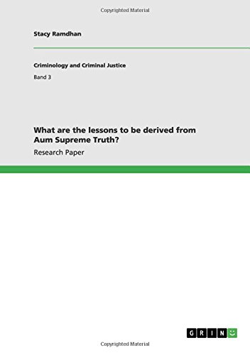 What are the lessons to be derived from Aum Supreme Truth?