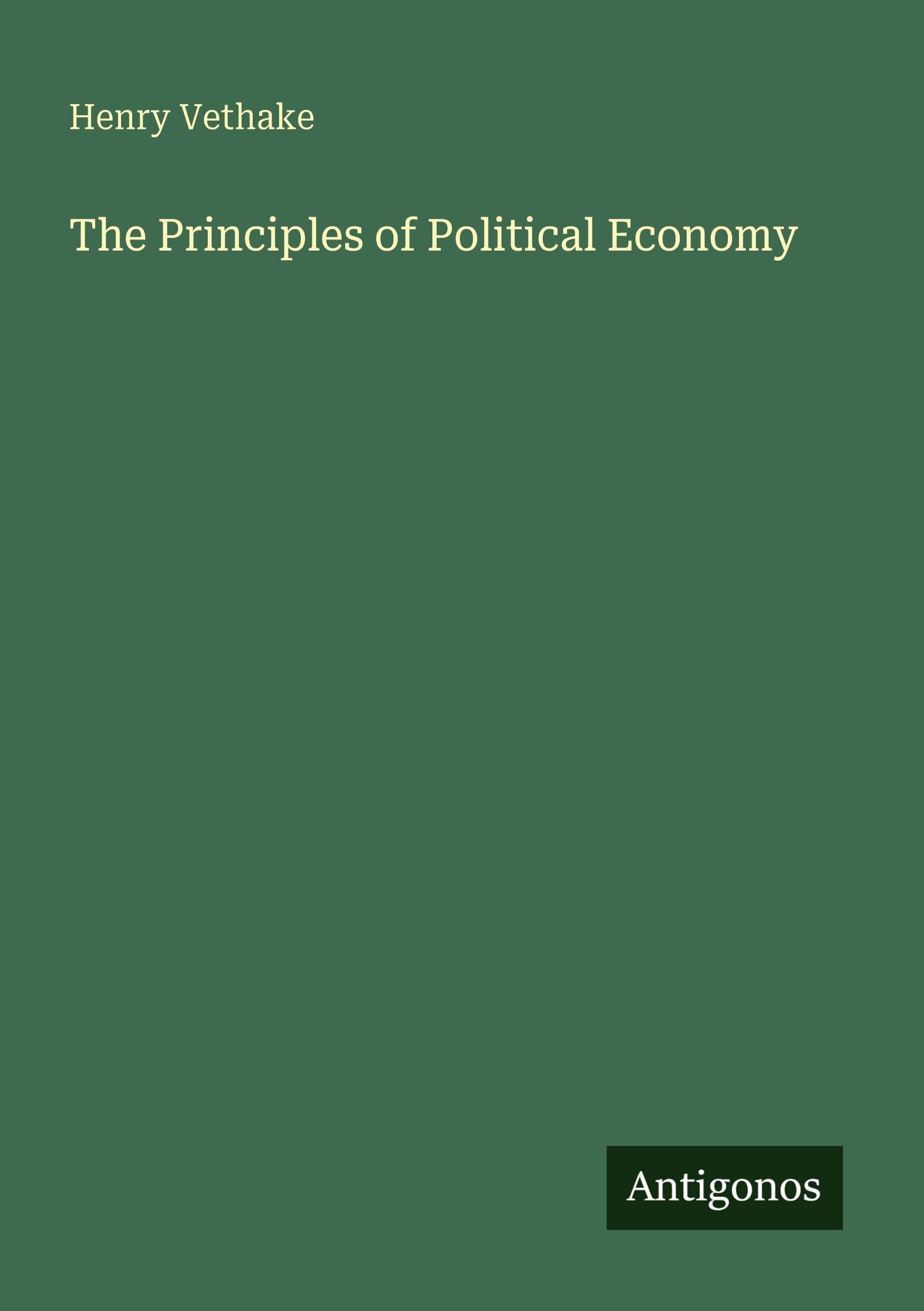 The Principles of Political Economy