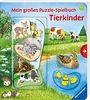 Mein großes Puzzle-Spielbuch: Tierkinder