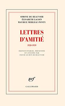 Lettres d'amitié : 1920-1959