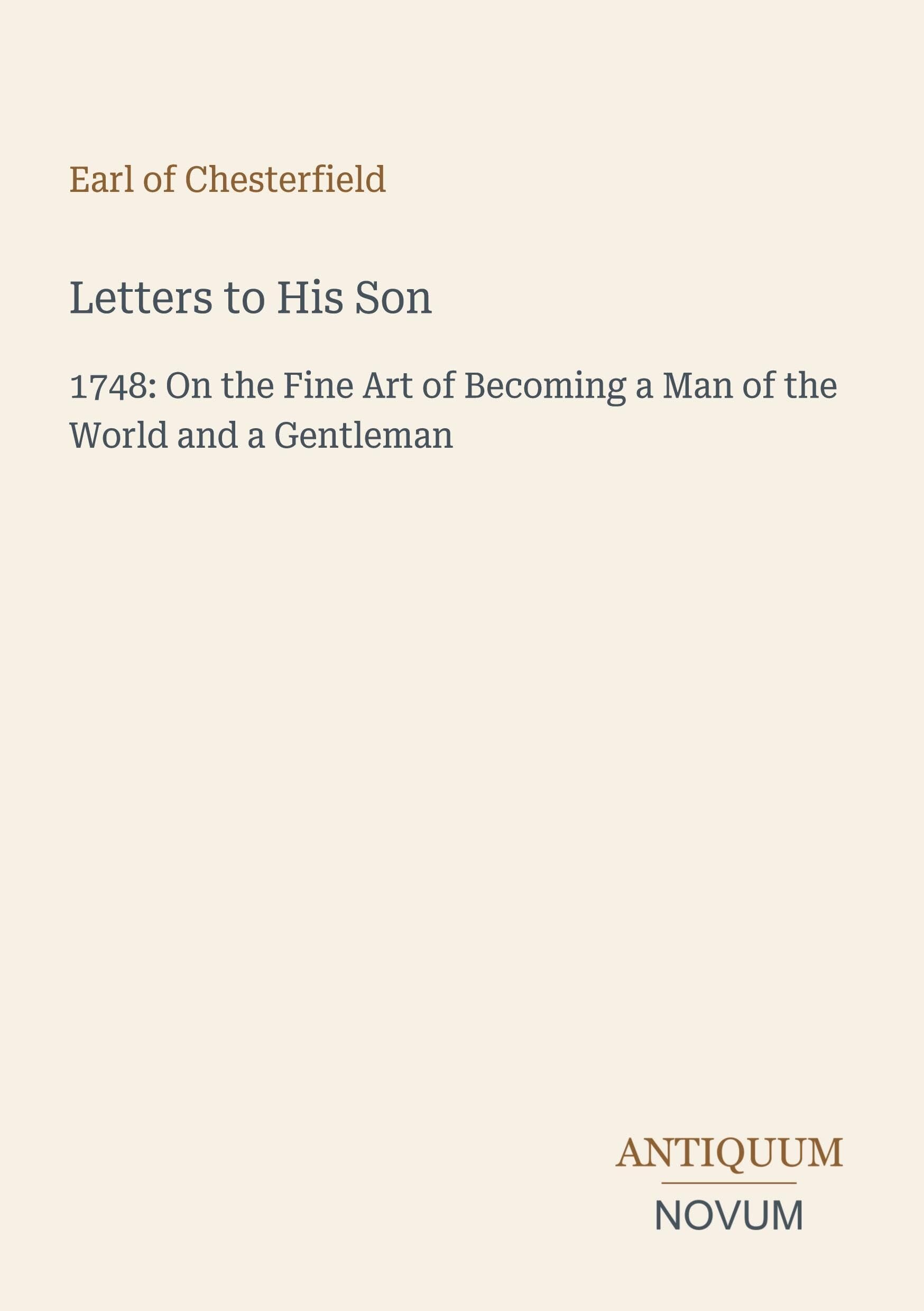 Letters to His Son