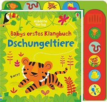 Babys erstes Klangbuch: Dschungeltiere: ab 10 Monaten