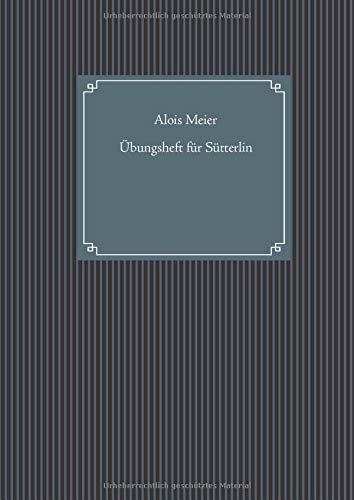 Übungsheft für Sütterlin