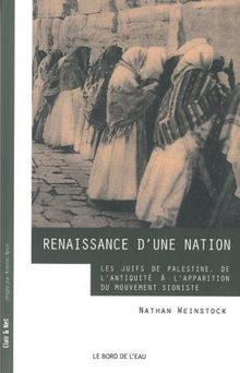 Renaissance d'une nation : les Juifs de Palestine, de l'Antiquité à l'apparition du mouvement sioniste