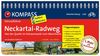 Neckartal-Radweg, von der Quelle im Schwarzwald nach Mannheim: Fahrradführer mit Top-Routenkarten im optimalen Maßstab.