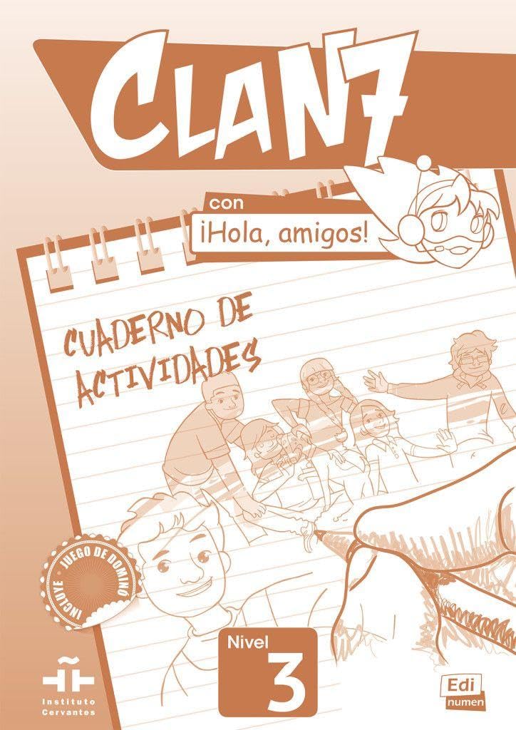 Clan 7 con ¡Hola, amigos! 3. Arbeitsbuch + Stickerbogen