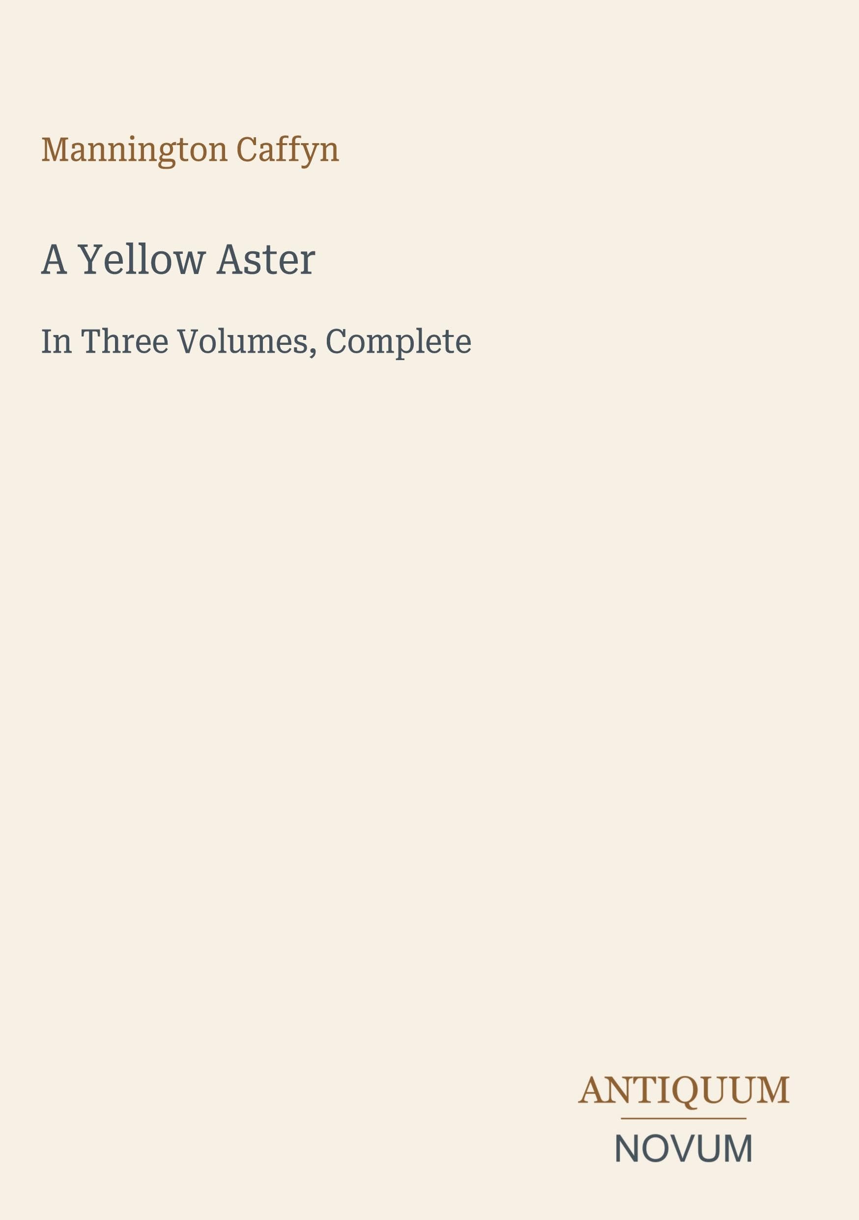 A Yellow Aster