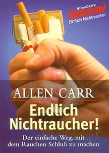 Endlich Nichtraucher. (Zigarettenschachtelformat.)