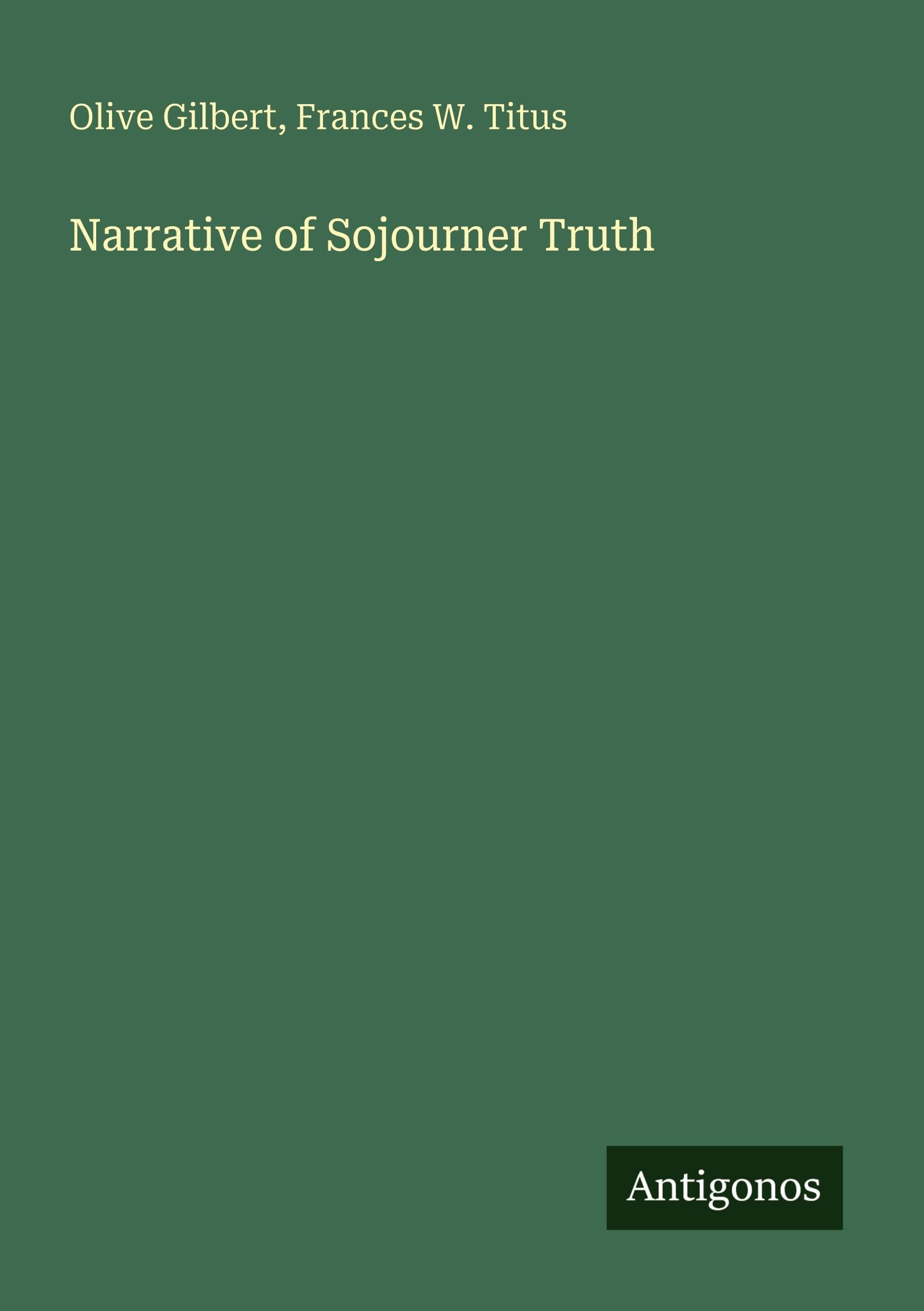 Narrative of Sojourner Truth