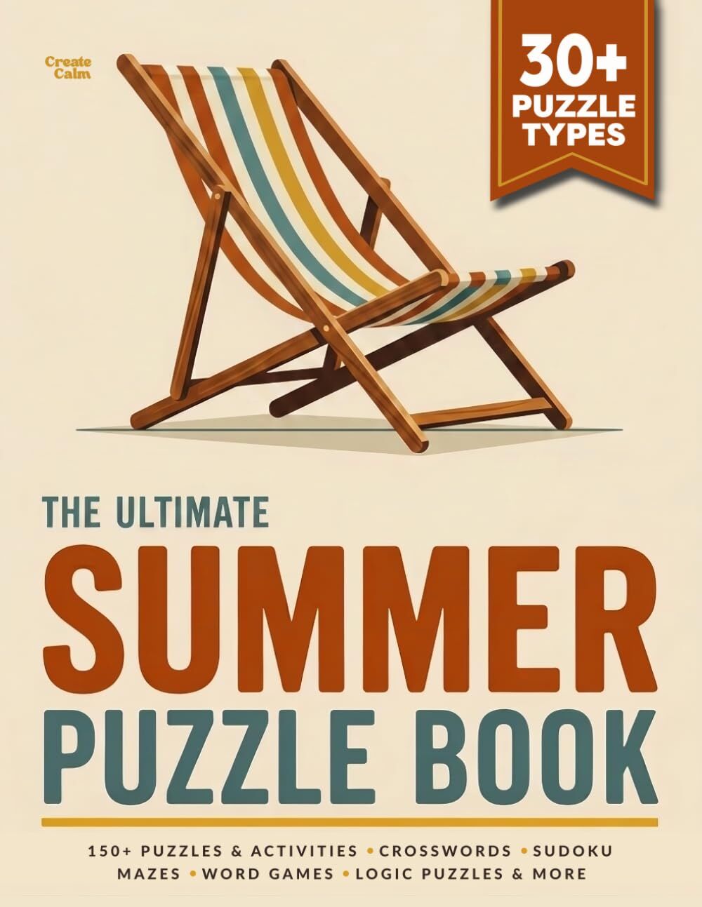 The Ultimate Summer Puzzle Book for Adults / Relaxing Screen Free Activities for Adults