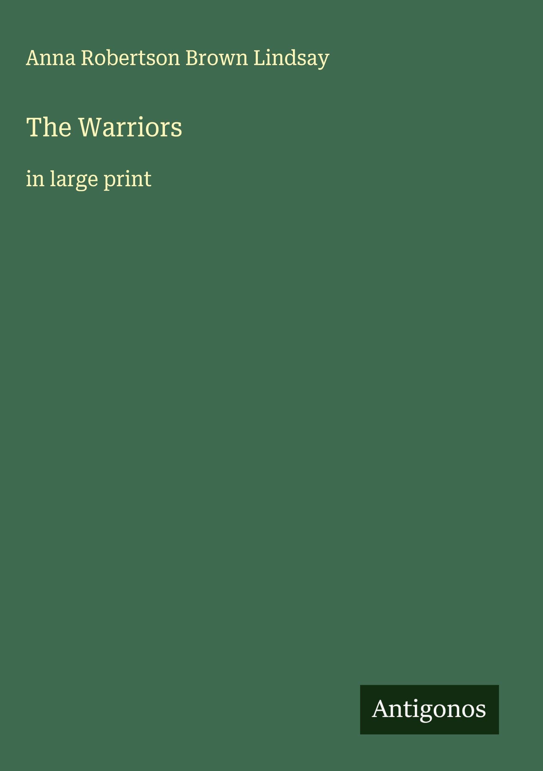 The Warriors: in large print