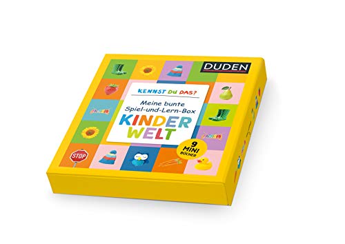 Duden 12+ Kennst du das? Meine bunte Spiel-und-Lernbox: Kinderwelt (DUDEN Pappbilderbücher 12+ Monate)