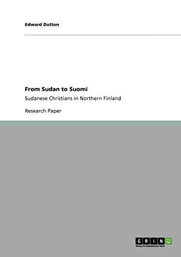 From Sudan to Suomi: Sudanese Christians in Northern Finland