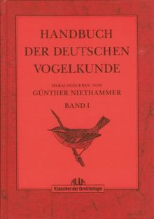 Handbuch der deutschen Vogelkunde.